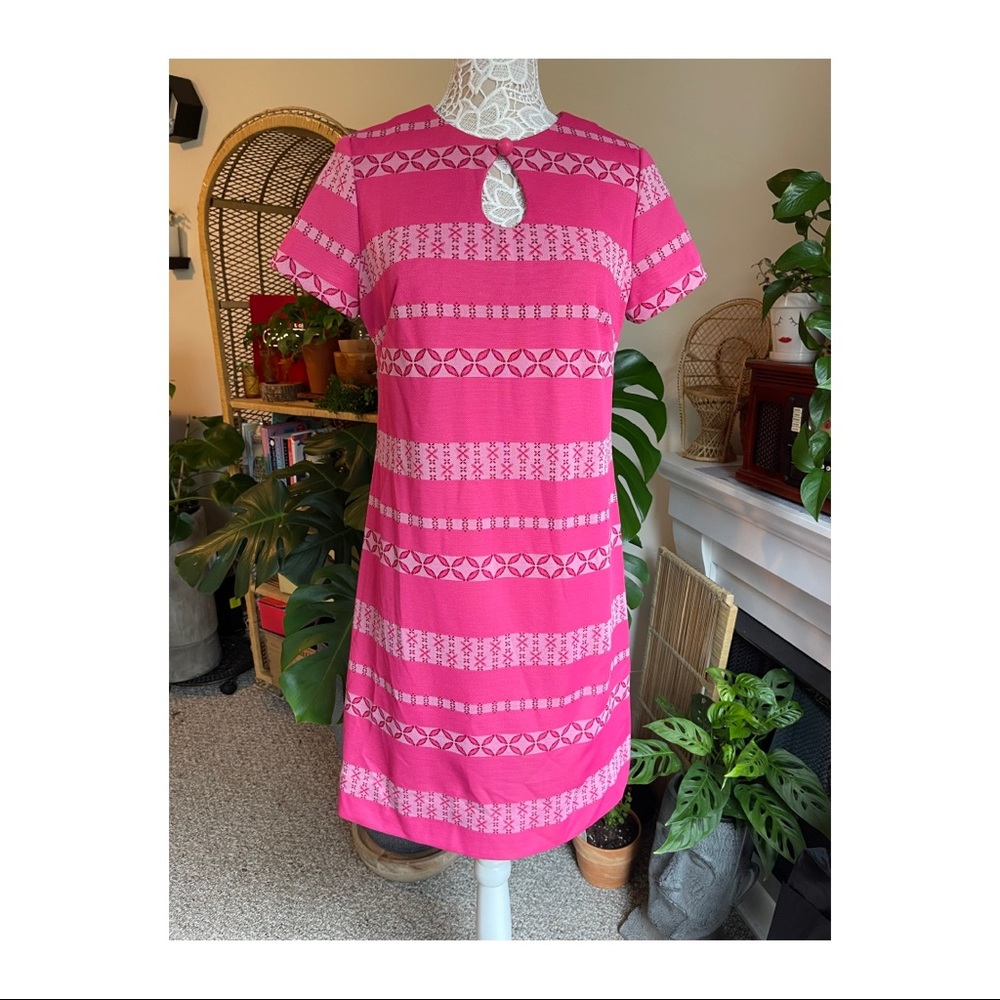 1960s 1970s Vintage Dress - Handmade